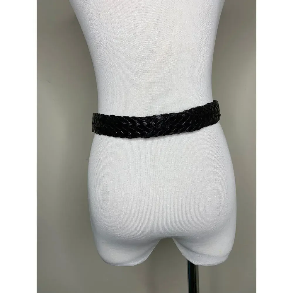 Vintage black braided
